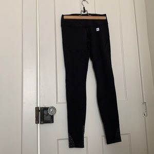 MEC Fleece Lined winter running leggings sz XS